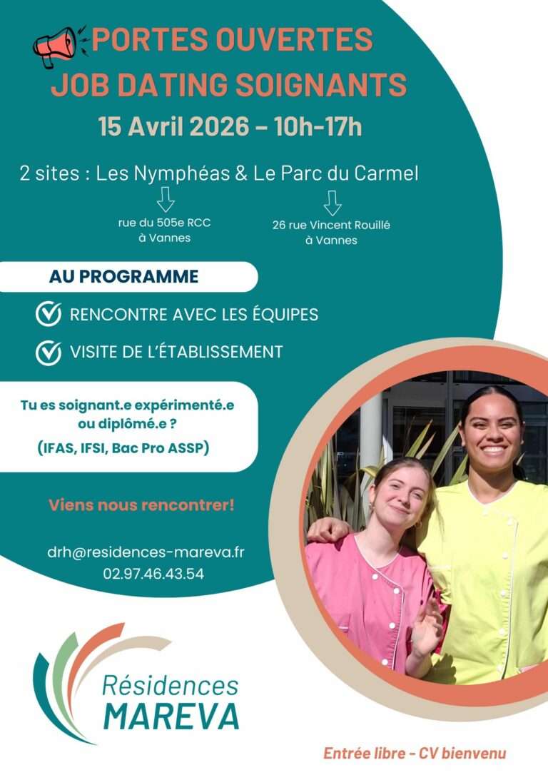 Portes ouvertes et job dating – 15 avril à Vannes
